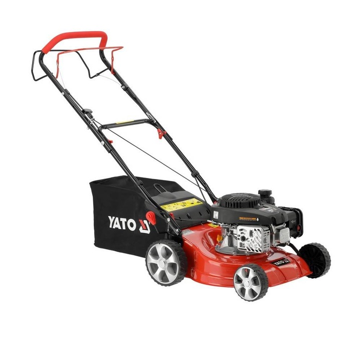 Бензинова косачка, самоходна, нож 41см, двигател Loncin 2.1kw, метален корпус, кош 40л