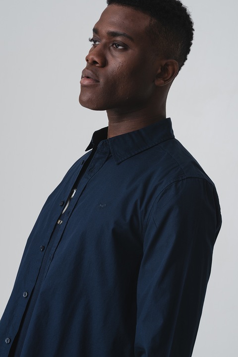 Mustang, Classic logós ing, Tengerészkék