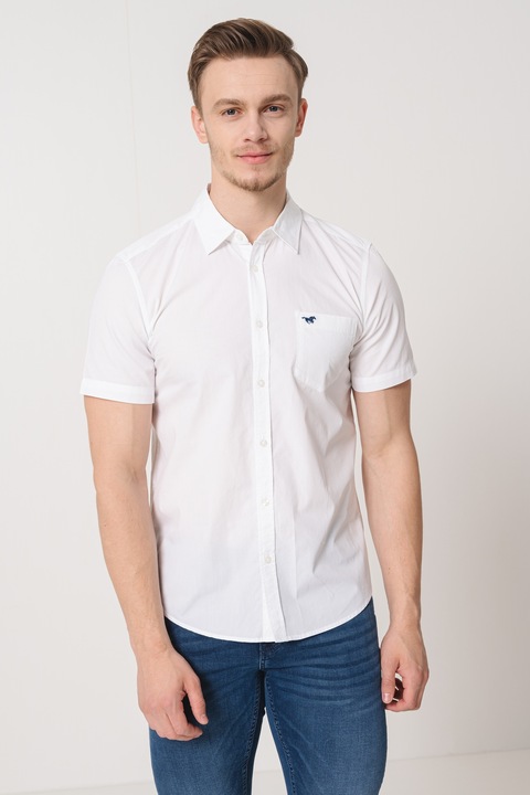 Mustang, Rövid ujjú ing, Fehér