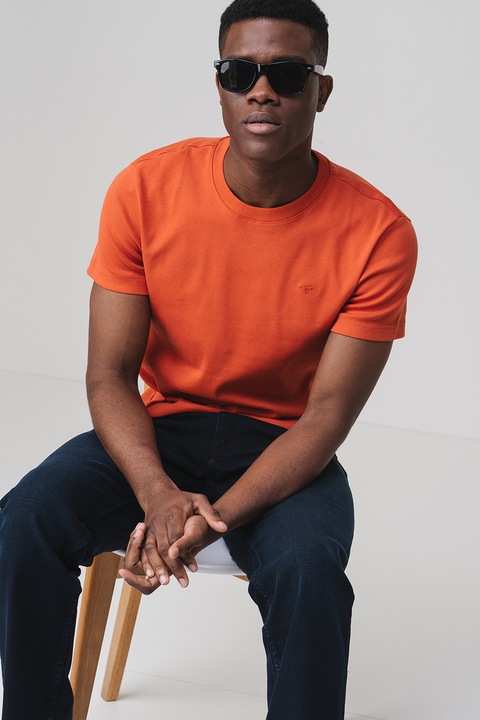 Mustang, Allen szűk fazonú póló, Narancssárga