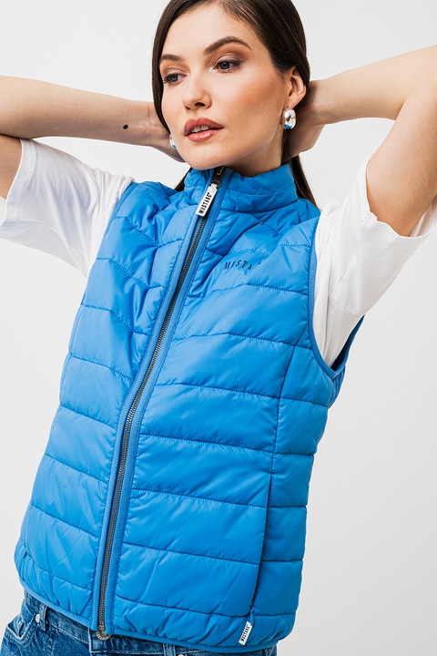 Mustang, Mellény diszkrét logóval, Azúrkék, XS