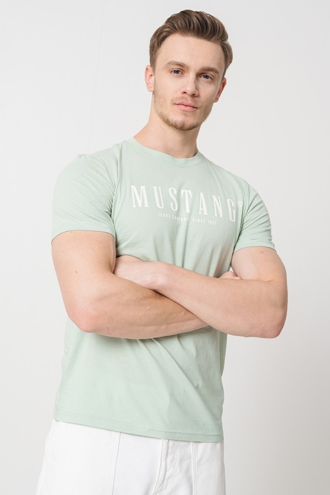 Mustang, Póló logóval a mellrészén, Mentazöld