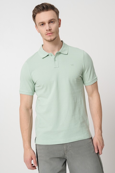 Mustang, Galléros egyszínű póló, Mentazöld