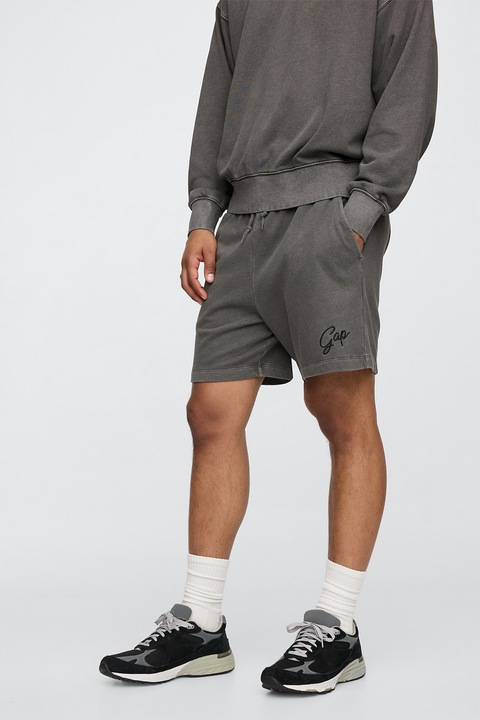 GAP, Pantaloni scurti cu detaliu logo, Verde