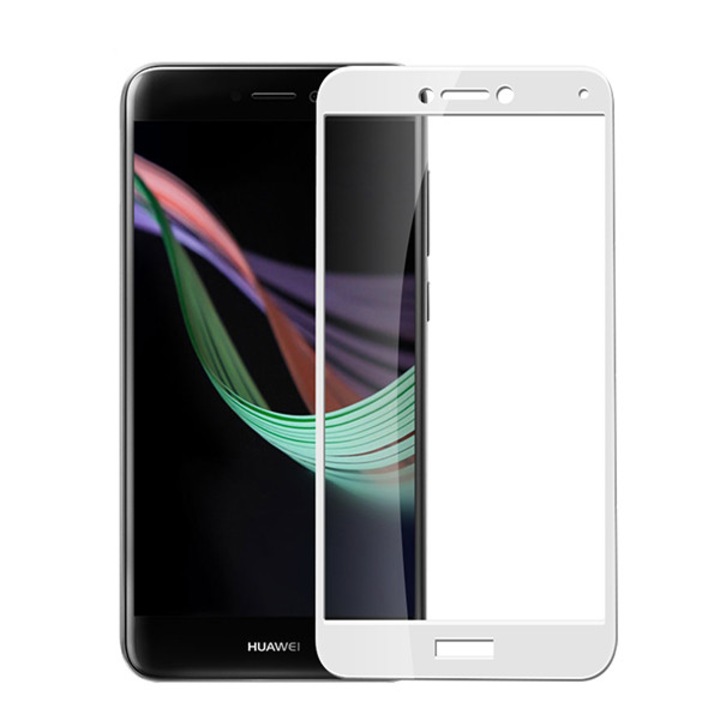 Стъклен протектор Screen от закалено стъкло за Huawei P8 lite 2017 / P9 lite 2017, Бял