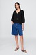 GAP, Bluza supradimensionata cu decolteu in V, Negru, L