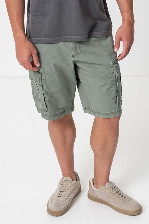 GAP, Pantaloni scurti cargo relaxed fit, Verde feriga