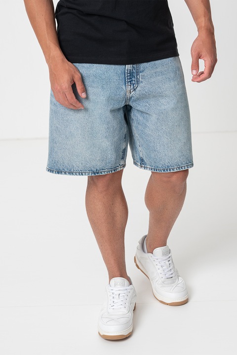 GAP, Bermude din denim cu croiala lejera, Albastru deschis