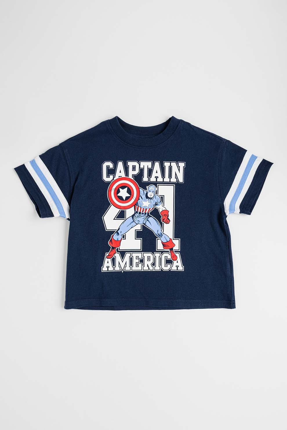 GAP, Tricou cu imprimeu Marvel, Bleumarin, 90 CM