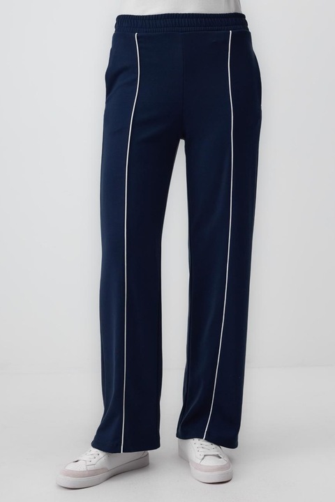JIMMY KEY, Pantaloni din trening din amestec de modal cu buzunare laterale, Bleumarin, XL