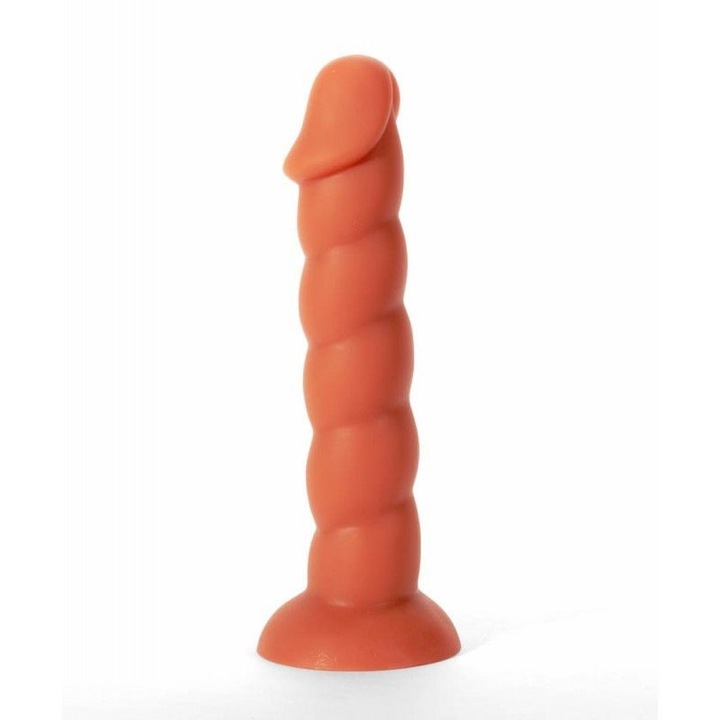 Дилдо от силикон Colors Pleasure Flesh, С реалистична главичка, 21.6 cm