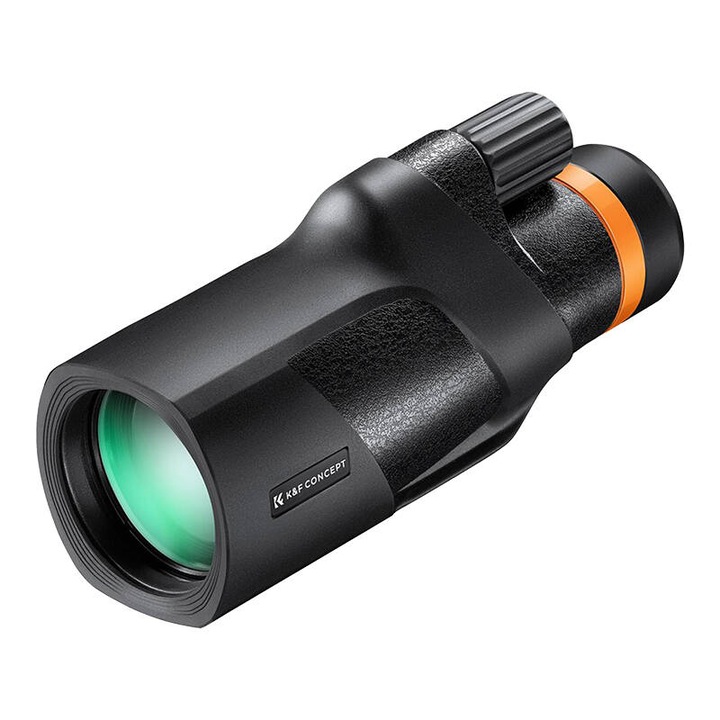 Монокъл, K&F Concept 12x50, BAK-4, водоустойчив IP68, 80m/1000m, Черен