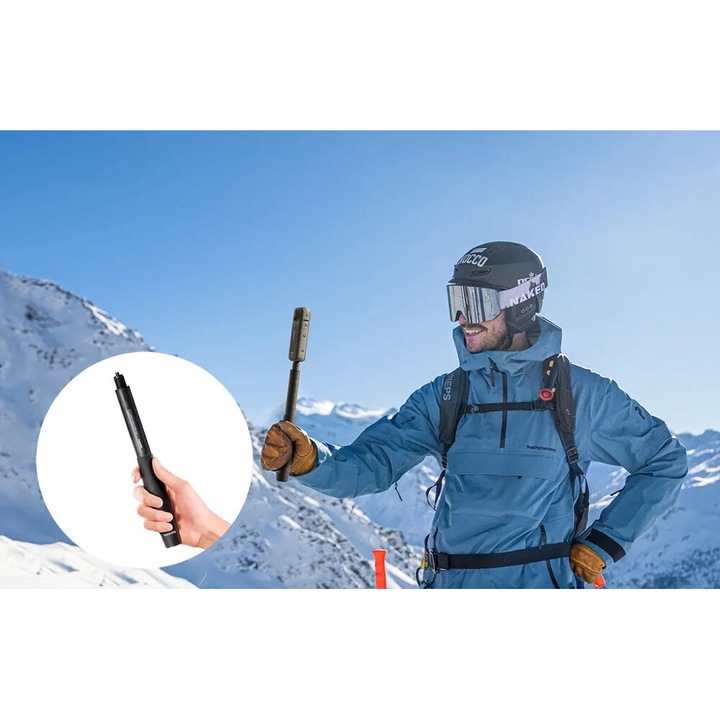 Селфи стик, Insta360, модел CINSCAVB, 148mm, 48g