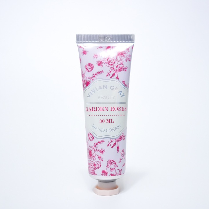 Crema pentru maini, cu efect de hidratare a pielii; Naturals Garden Roses; cantitate: 30 ml, parfum de trandafiri; ideala pentru toate tipurile de piele; unisex