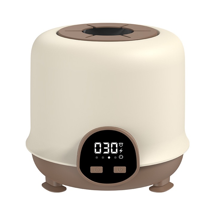 Agitator electric de lapte, uniformitate bidirectionala de 360°, reglare cu 4 viteze, cronometru cu 7 viteze, afisaj LCD, baterie de mare capacitate, control independent al comutatorului, decibel redus, culoare kaki