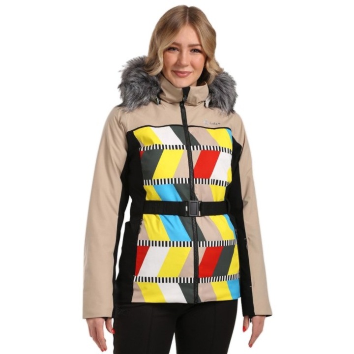 Geaca ski sau snowboard KILPI Clair, Bej