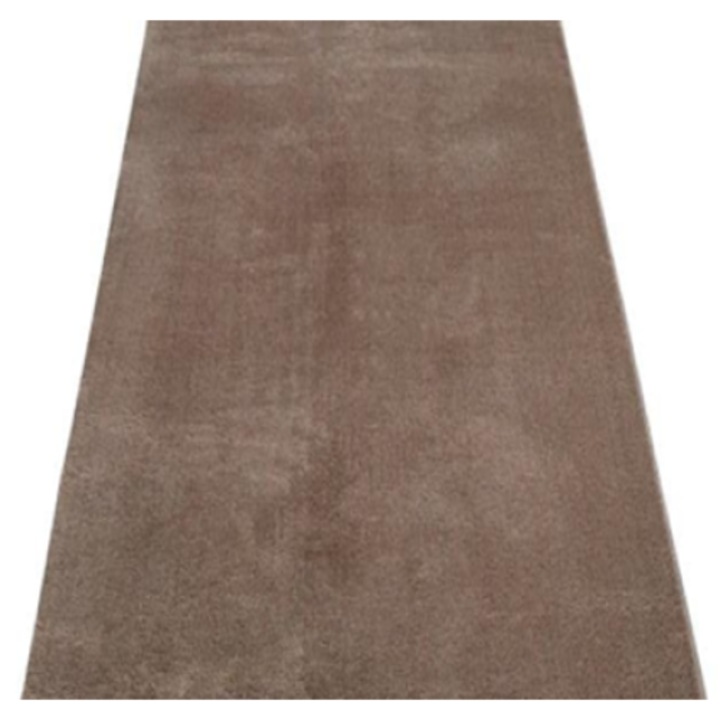 Traversa Antiderapanta Pufoasa, Maro, Surfilata, 60cm x 200cm