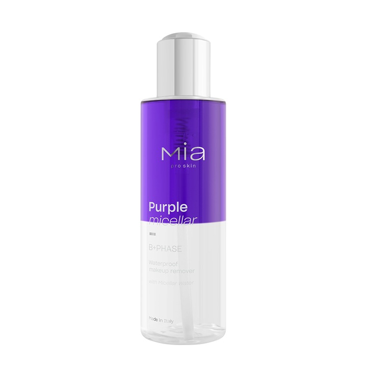 Demachiant Mia Makeup Purple Micellar Bi-Phase, 200 ml