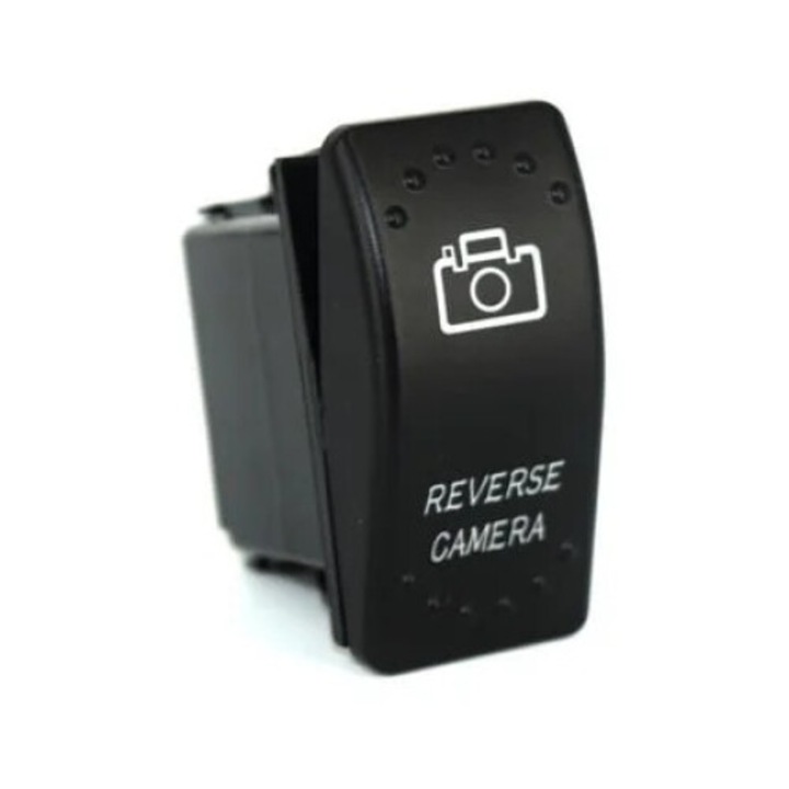 Intrerupator ”REVERSE CAMERA” pentru Off-Road, ATV, SSV, QUAD, Negru