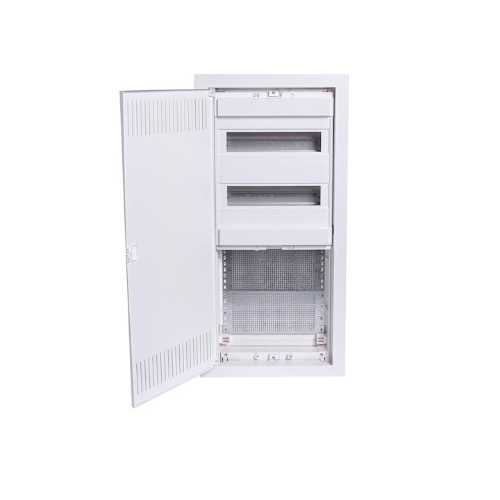 Комбиниран мултимедиен панел, 2 DIN шини, 2 монтажни планки, метална врата, Noark