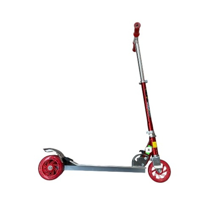 OEM Piros roller, gyerekeknek, maximum 50kg, FÜGG