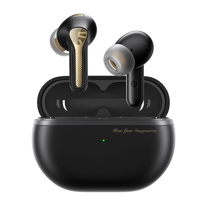 Casti Pro Casti Wireless Soundpeats Capsule3 PRO +, ANC, 12mm, negru, set - eMAG.ro