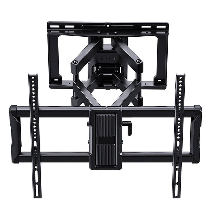 Стойка за телевизор 40-86", Perlegear PGLF15, черна, макс. 60 кг, регулируема