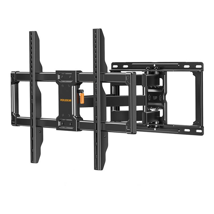 Стойка за телевизор 42-82", Perlegear PGLF12-EU, регулируема, черна, 60 кг