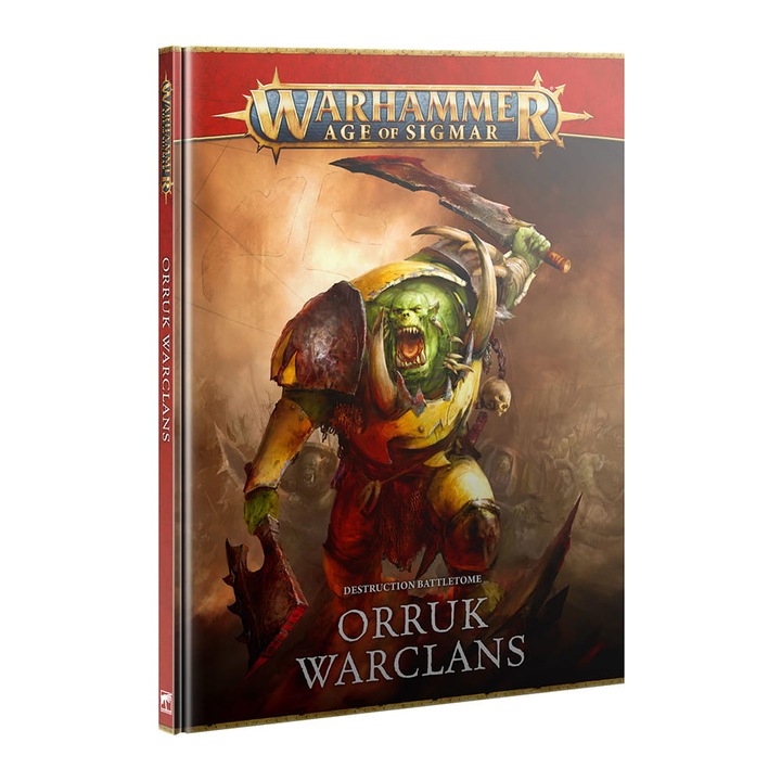 Warhammer Age of Sigmar Game Expansion, Battletome Orruk Warclans 2025, Games Workshop, английски, многоцветен