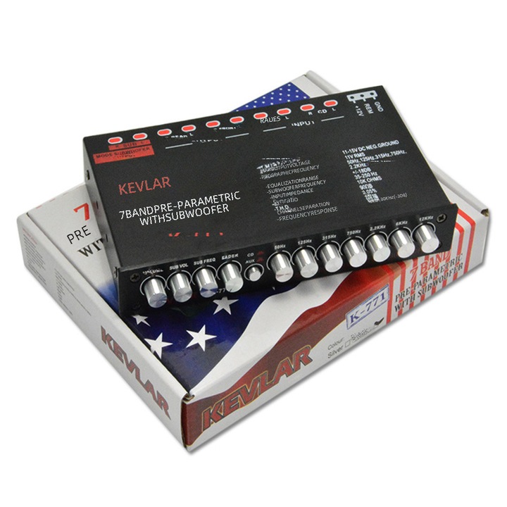 Egalizator auto Enforose 7 benzi, sunet de inalta fidelitate, instalare usoara, compatibilitate larga