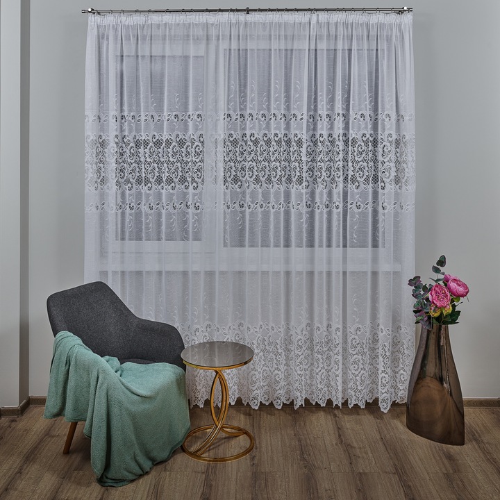 Perdea Alba, 400x240cm