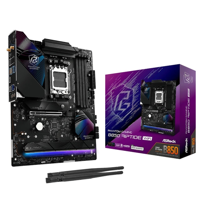 Placa de baza ASRock B850 RIPTIDE WIFI7 socket AM5