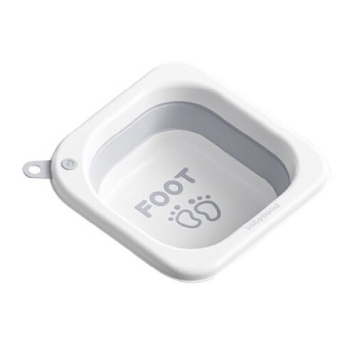 Леген Flippy, сгъваем, за деца 1-8 години, 28.5x28.5x10 см, PE+PP, 3.5l, модел крачета, сив