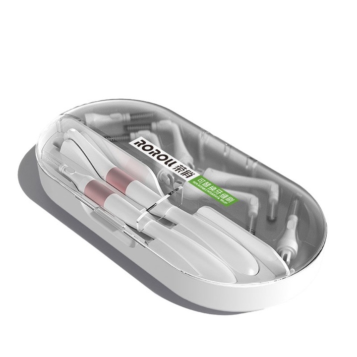 Set periute interdentare L + I, 2 bucati, 16 capete de schimb, 0.8mm, alb ivory