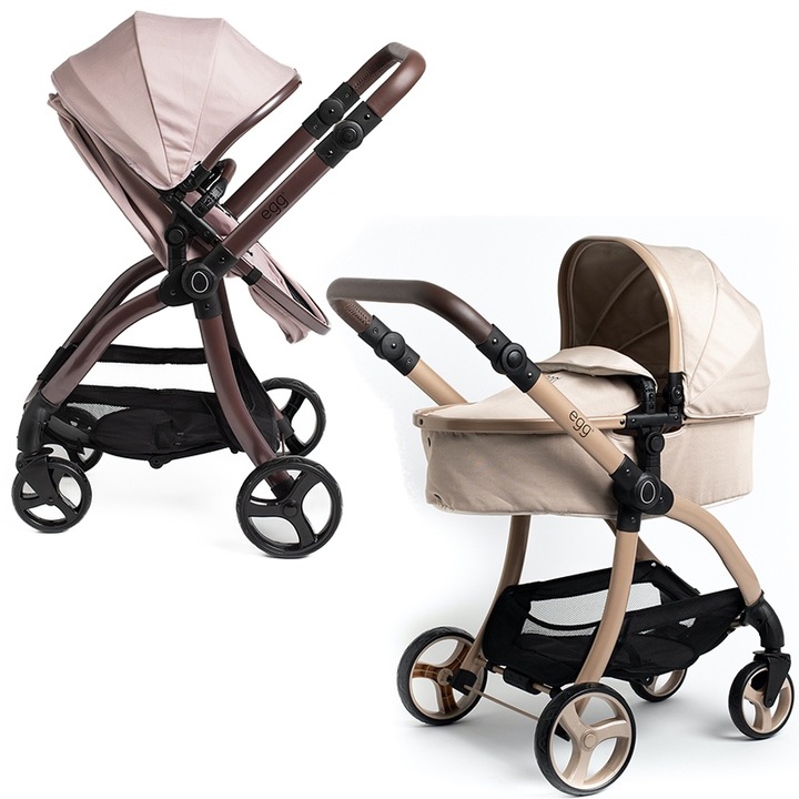 Carucior pentru papusi EGG, transformabil, 2in1