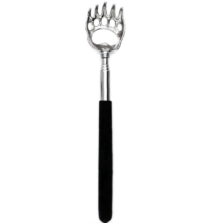Масажор, разтегателен, с телескопична дръжка, форма на мечешки нокът, 7,87x22 инча