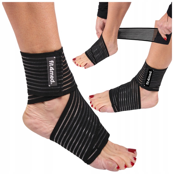 Orteza, Fit4Med, Model 1345, Marime Universala, Fabricata Din Poliester, Ofera Suport Si Stabilizare Pentru Diverse Articulatii, Design Anatomic, Material Respirabil, Culoare Negru