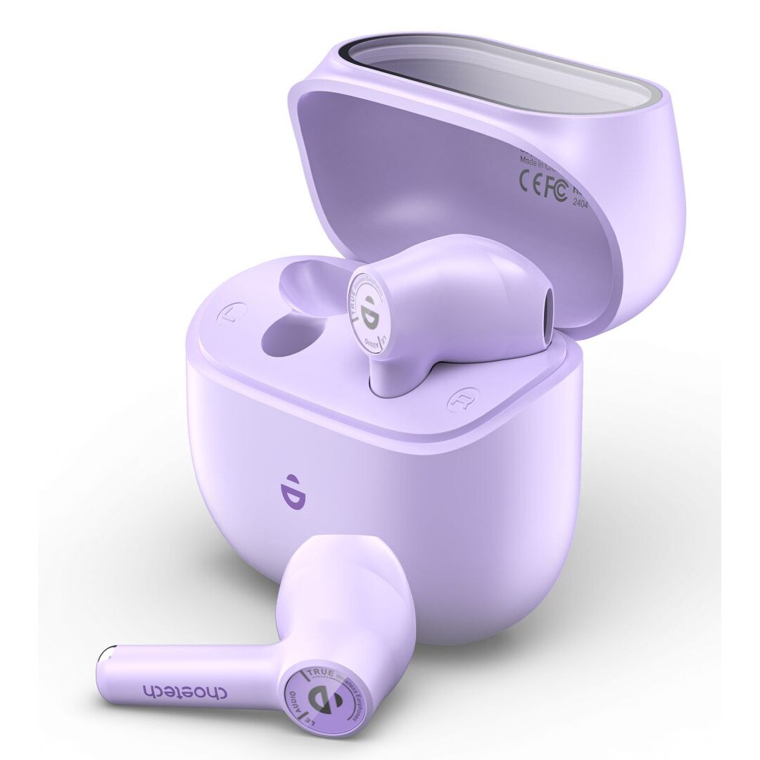 Casti Wireless Choetech BH-T19, Bluetooth, cu microfon, violet