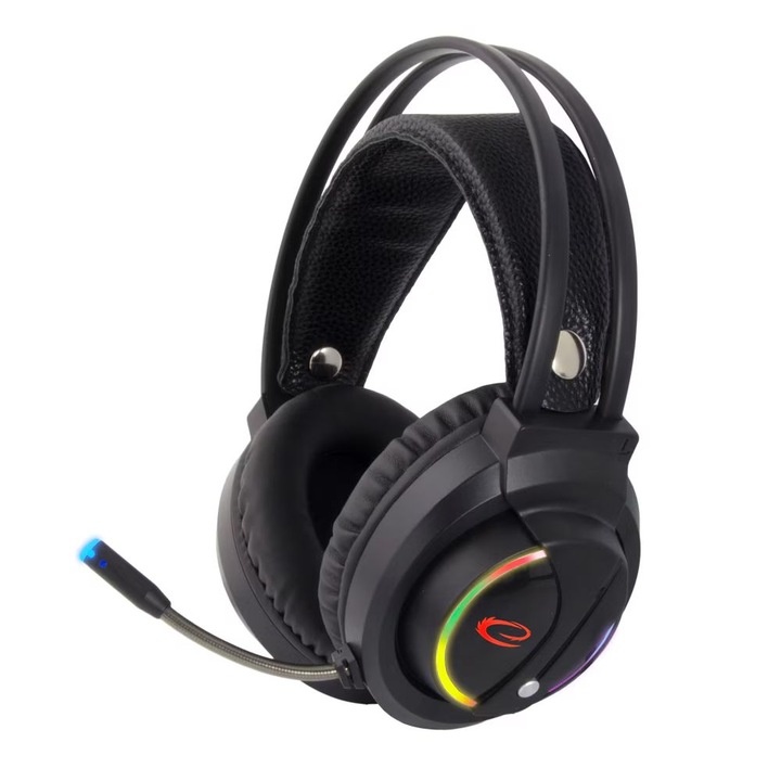 Gaming fejhallgató mikrofonnal és RGB világítással - Esperanza Nightshade EGH470