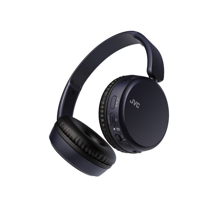 JVC HA-S36W Foldable Bluetooth on-ear Headphones Blue, 233786, Mikrofon/Fülhallgató