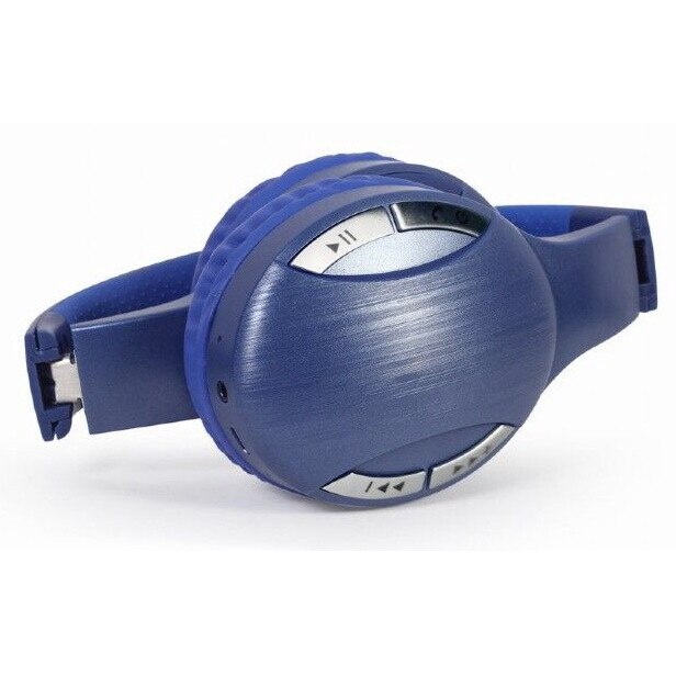 Casti Wireless Gembird BTHS-01, Bluetooth, Microfon, Albastru