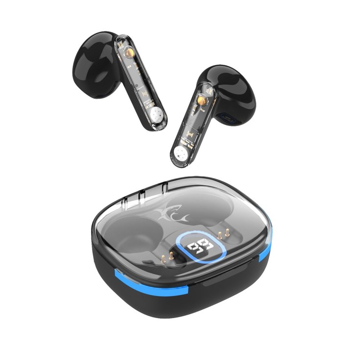 White Shark HyperBeat Bluetooth Headset Black, 228146, Mikrofon/Fülhallgató