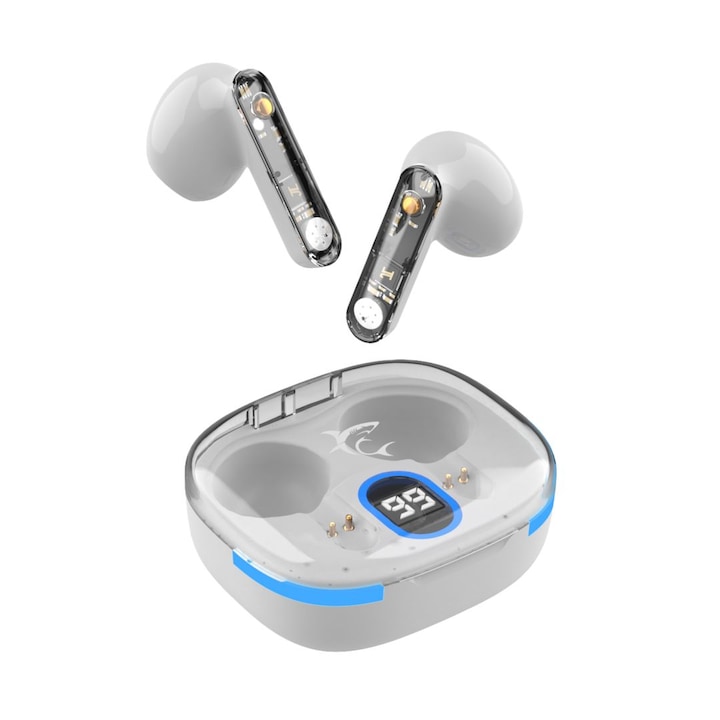 White Shark HyperBeat Bluetooth Headset White, 228148, Mikrofon/Fülhallgató