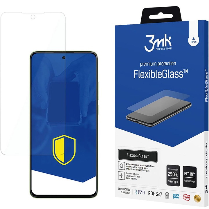 Üvegfólia 3mk Flexible Glass kompatibilis OnePlus Nord CE4 Lite, átlátszó