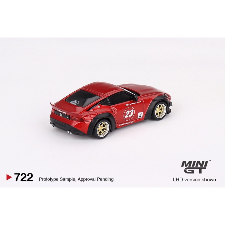 Модел автомобил Nissan Z400 Pandem Passion Red Lhd 2023 1:64 Mini GT MGT00722R
