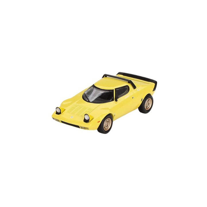 Modell autó Lancia Stratos Hf Stradale Giallo Fly 1:64 Mini GT MGT771L