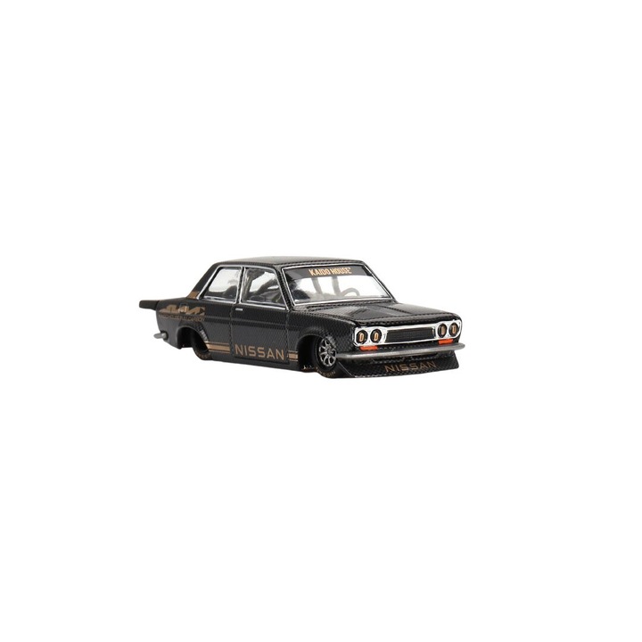 Kaido House Datsun 510 Pro Street Full Carbon V1 1:64 Mini GT KHMG110 modellautó