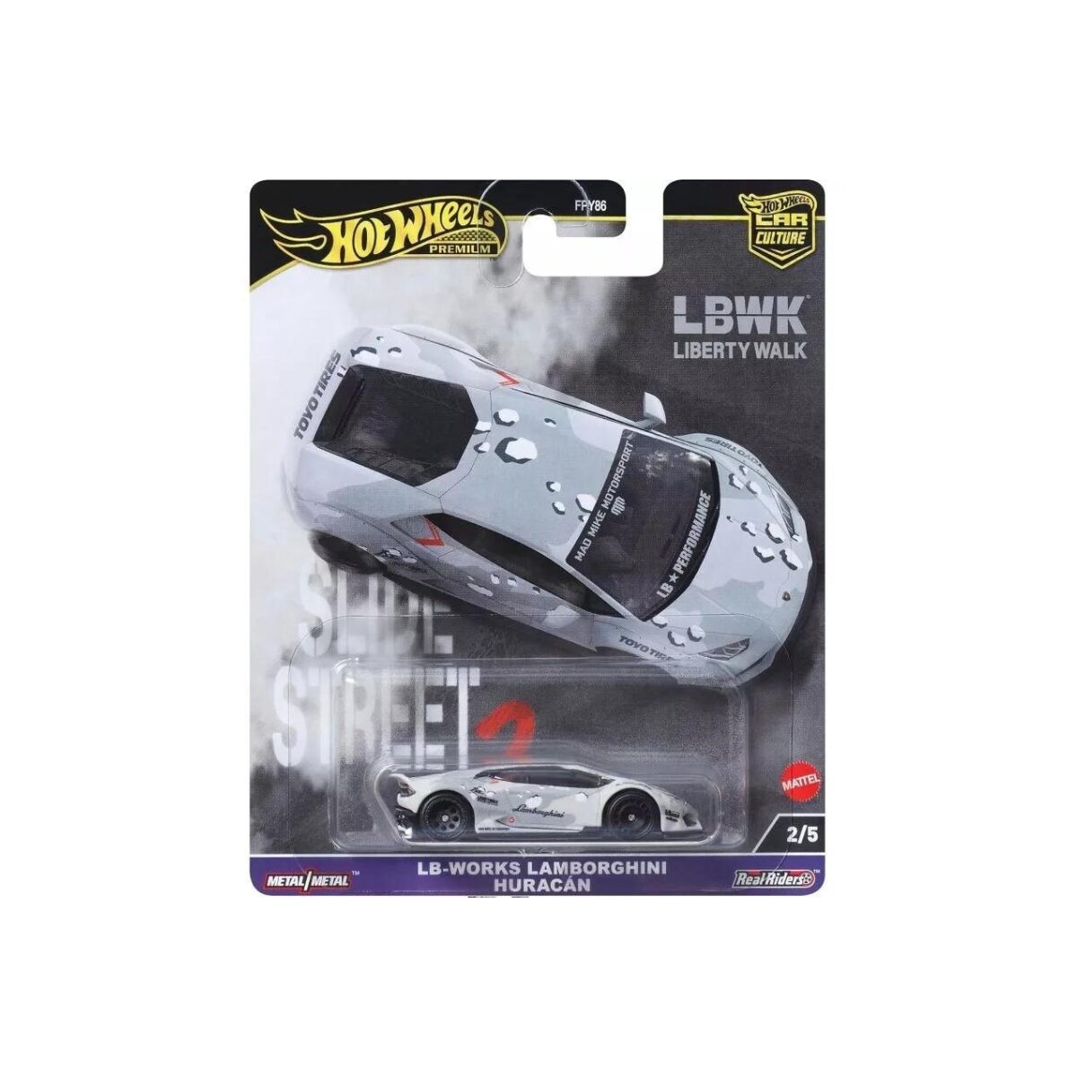 Masinuta metalica Hot Wheels Premium, Car Culture, Slide Street 2