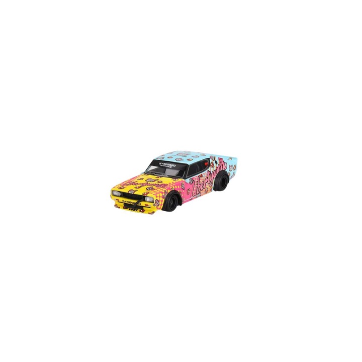 Modell autó Nissan Skyline Kenmeri Liberty Walk 1973 1:64 MINI GT MGT00698