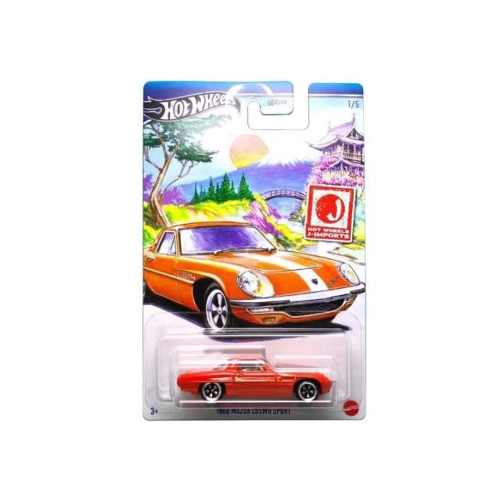 Modell autó Mazda Cosmo Sport 1968 Orange 1:64 Hotwheels